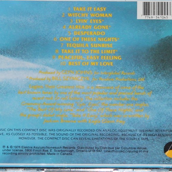 2/$20 Various CDs | U2 | The Rolling Stones | The Eagles | Pretenders | Elvis - Picture 11 of 16